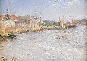 Elisabeth Warling Strandvagen Stockholm oil painting